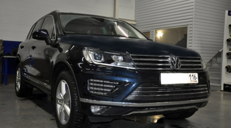 Чип тюнинг Volkswagen Touareg 3.0d 204hp 2016 года выпуска